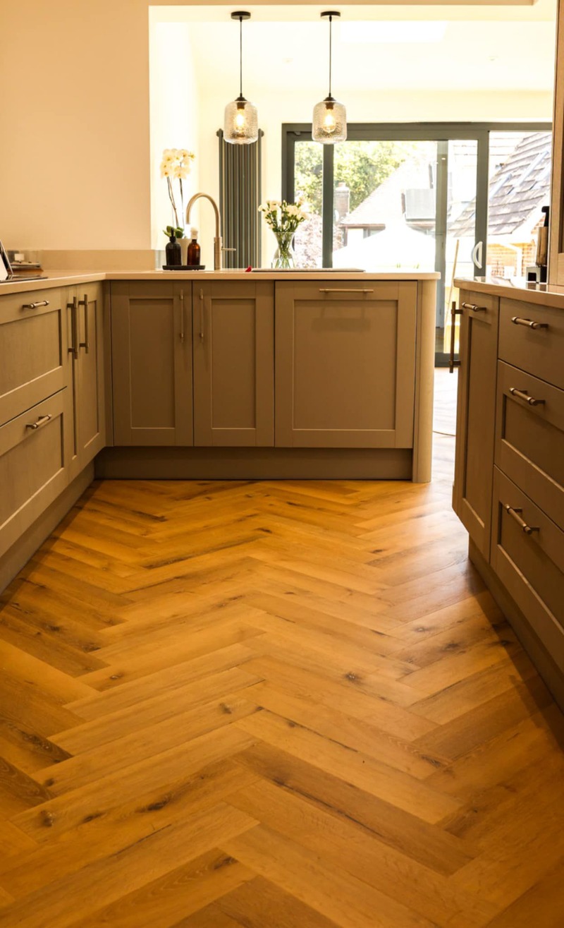Premium flooring installation